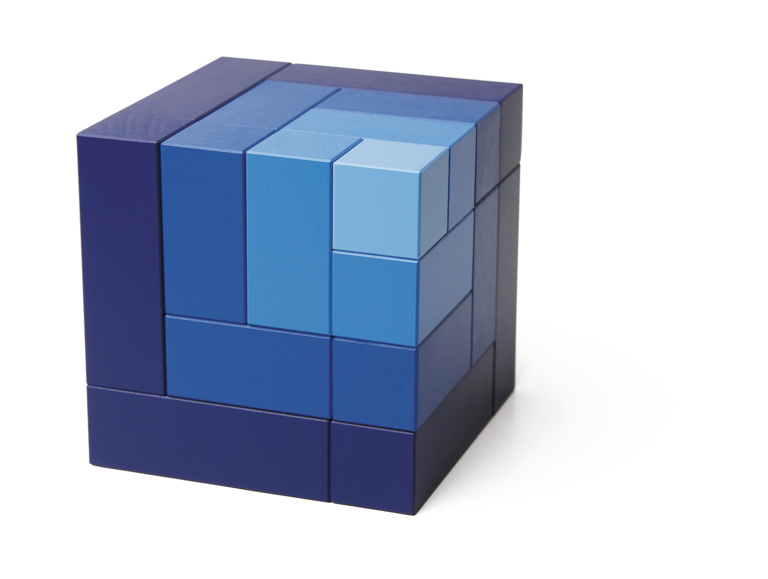 Cubicus Blue Wooden Toy by Naef Swiss Since 1954 – Naef USA
