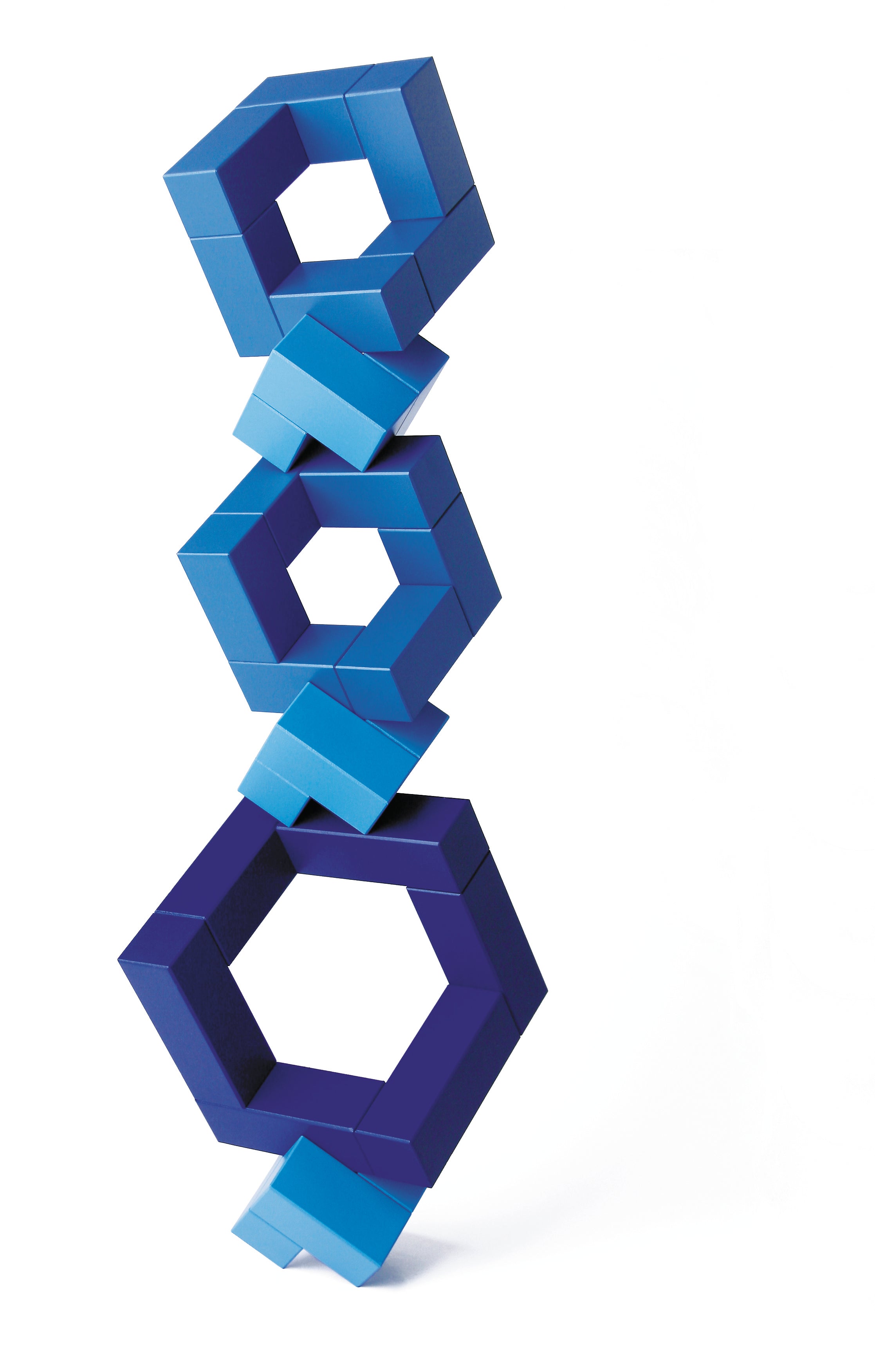 Cubicus Blue Wooden Toy by Naef Swiss Since 1954 – Naef USA