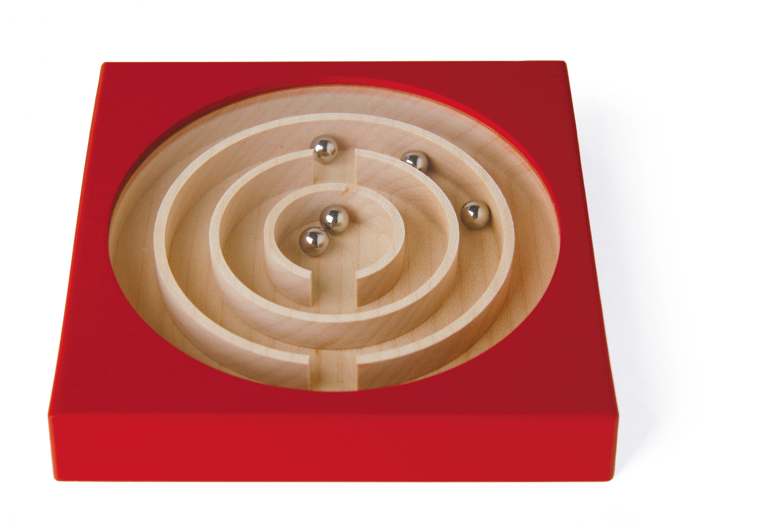 Labyrinth Red Wooden Toy by Naef Swiss Since 1954 – Naef USA